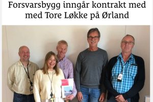 Forsvarsbygg inngår kontrakt med med Tore Løkke på Ørland